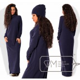 Платье из ангоры с шапкой