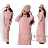 Платье из ангоры с шапкой