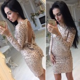 Новогоднее платье в пайетках