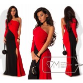 Праздничное платье на одно плечо