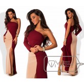 Праздничное платье на одно плечо