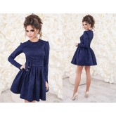 Потрясающее платье с пышной юбкой из дорогого жаккарда