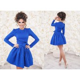 Потрясающее платье с пышной юбкой из дорогого жаккарда