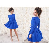 Потрясающее платье с пышной юбкой из дорогого жаккарда