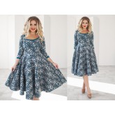 Платье из неопрена с пышной юбкой для шикарны леди