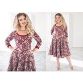 Платье из неопрена с пышной юбкой для шикарны леди